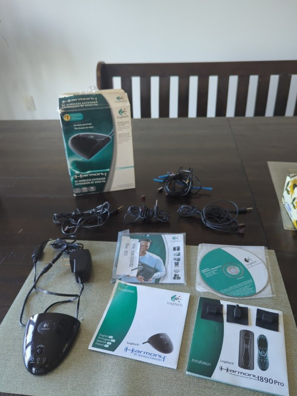 Logitech Harmony Remote C-RE4A RF Wireless IR Range Extender 815-000013